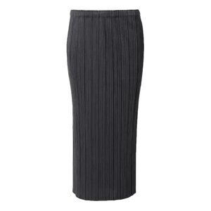 ISSEY MIYAKE PLEATS PLEASE BLACK BASIC SKIRT